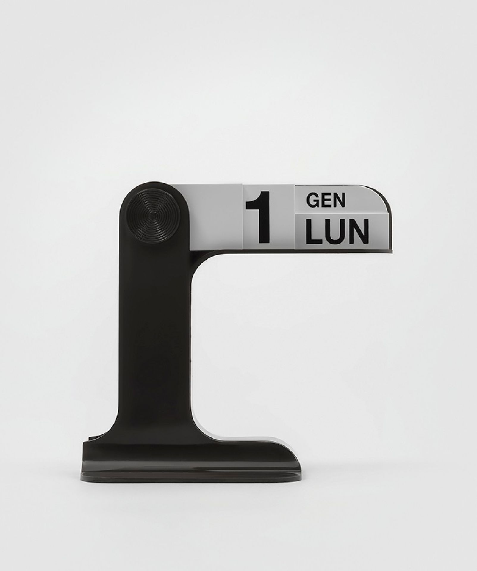 Timor Perpetual table calendar Danese Milano german black